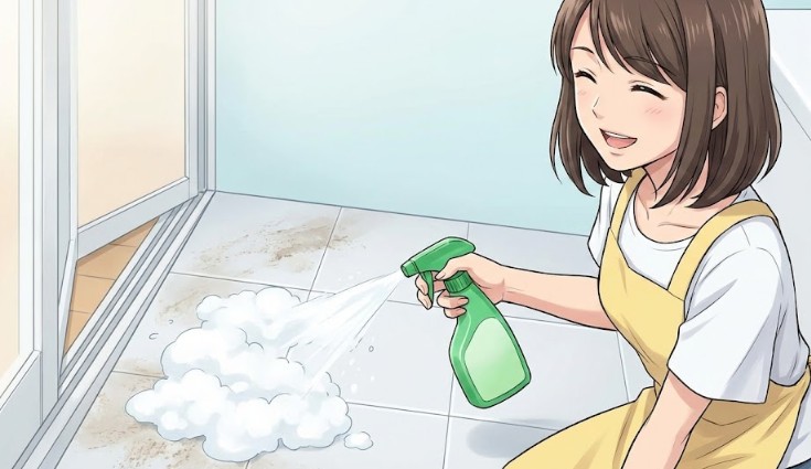 ウタマロクリーナーで油分や皮脂を先に落とす