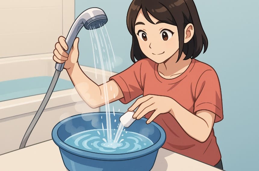 お湯を使えば溶ける？