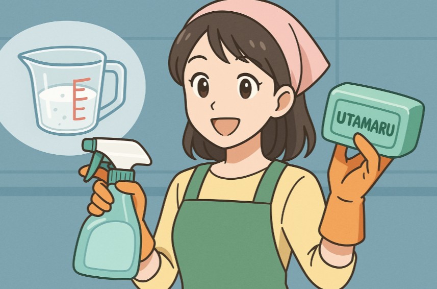 アルカリ性のウタマロ石鹸とクエン酸