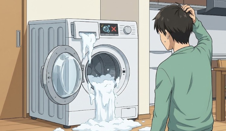 ドラム式洗濯機にバブルーンは不向きな理由