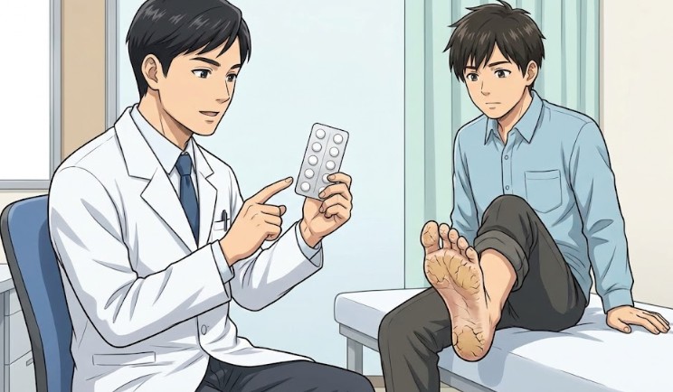 頑固な水虫には内服薬の併用がベスト