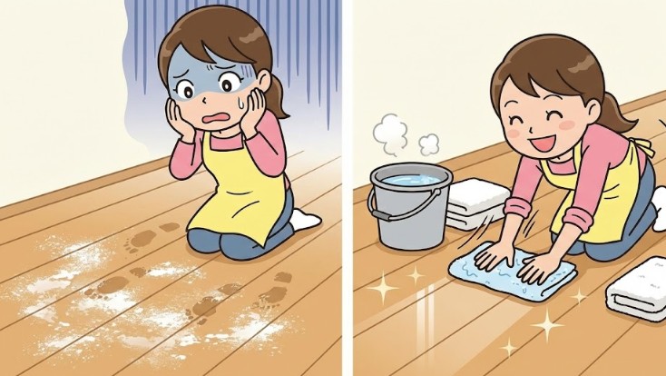 クエン酸の拭き残しによる白残りとベタつき対策