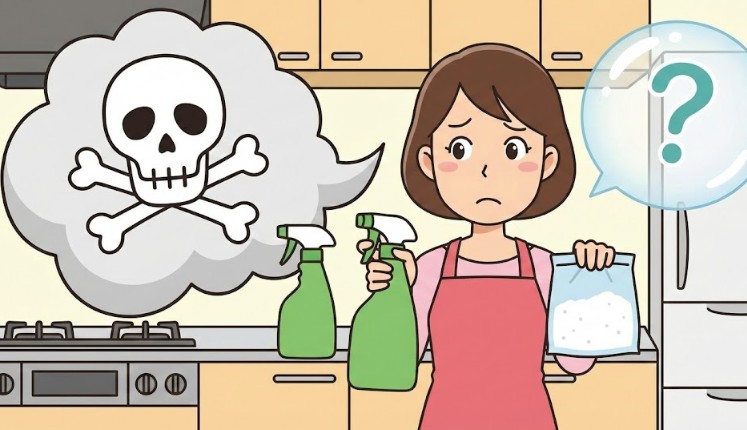 ウタマロとクエン酸を混ぜる危険性とガスの誤解