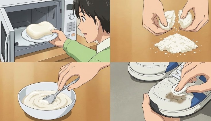 ウタマロでも靴の汚れが落ちない時の粉マロ活用術