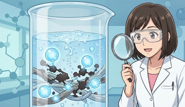 酸素の力で色素が分解される化学的な仕組み