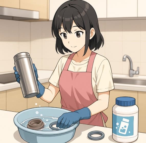 パッキンのカビ取りと劣化リスク