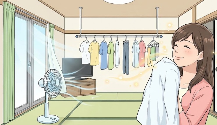 部屋干しの臭いを防ぐ洗濯テクニック