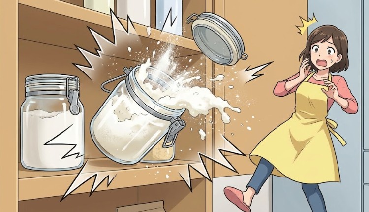 密閉容器での保管による容器破裂の危険性