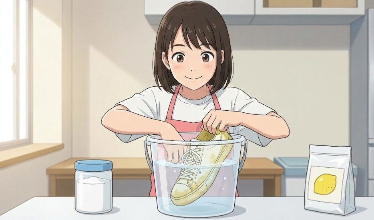 クエン酸を使った黄ばみの直し方