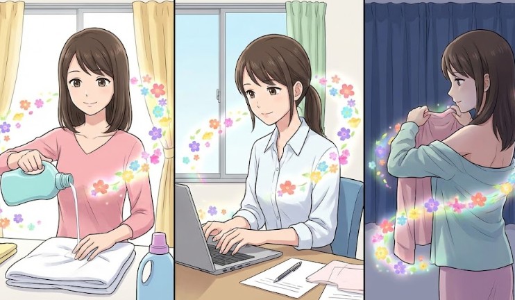 ソフランなどライオン製品の香り長持ちメカニズム