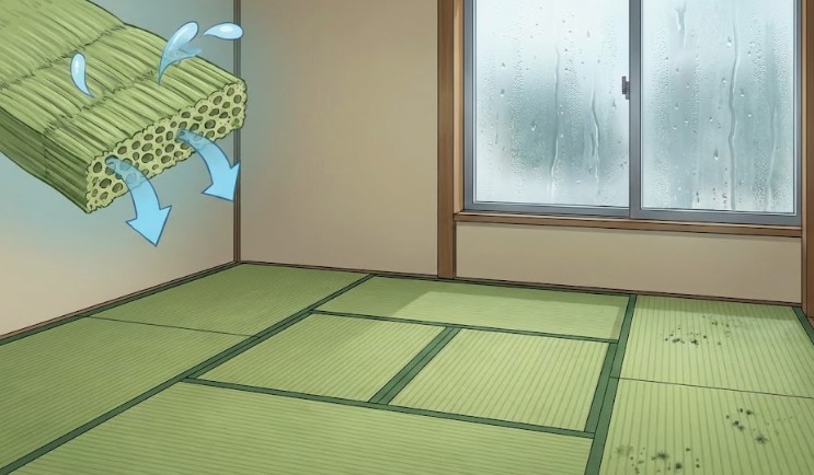 新しい畳ほど要注意！い草の養分と湿度の関係