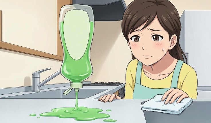 ジョイ逆さボトルが漏れる構造上の欠陥