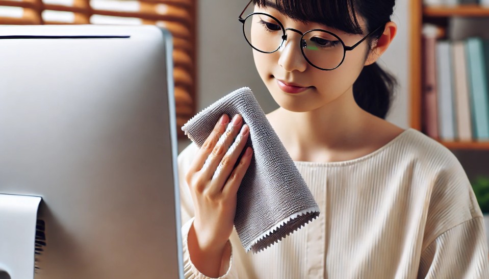 メガネ拭きは使える？液晶への影響は？