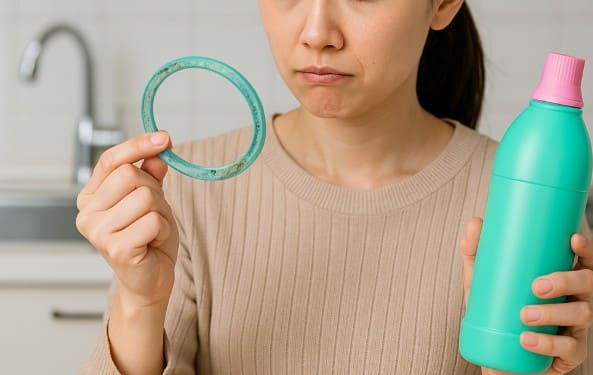 ゴムパッキンをハイターで洗うと劣化する？