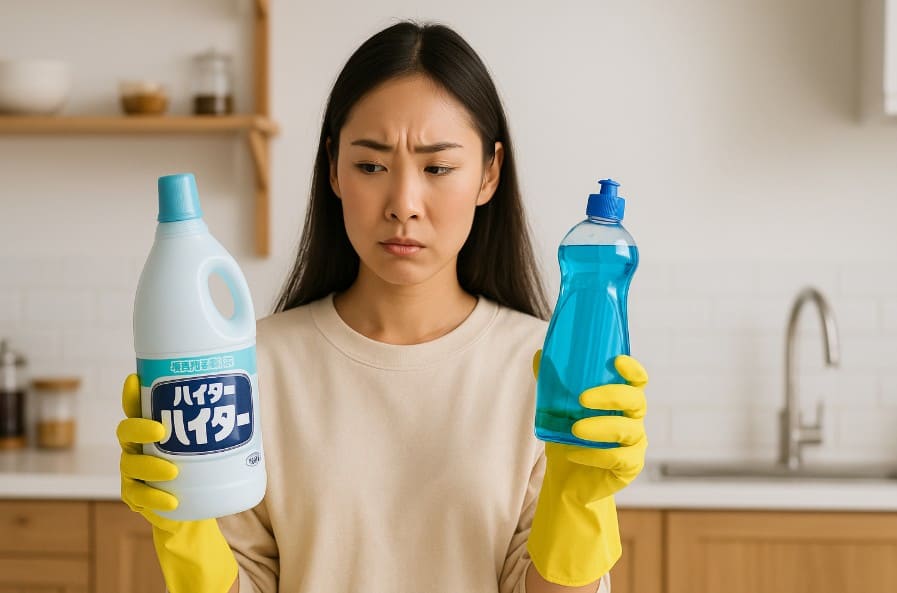 ハイターと食器用洗剤を混ぜてもいい?