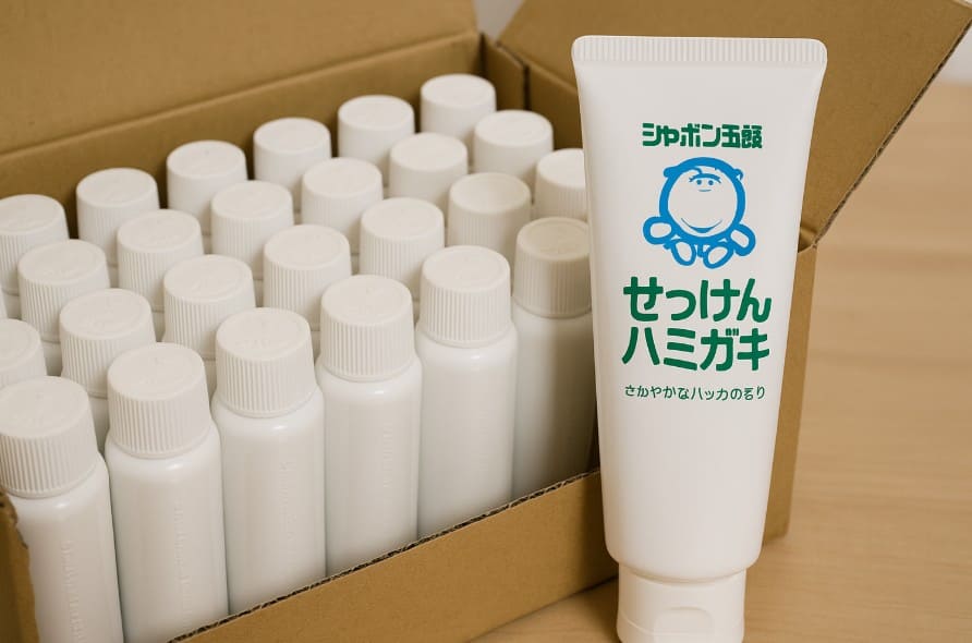 シャボン玉石鹸薬用ハミガキは自主回収があった