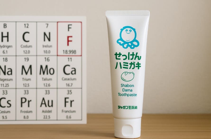 シャボン玉石鹸の歯磨き粉にフッ素は入っている？