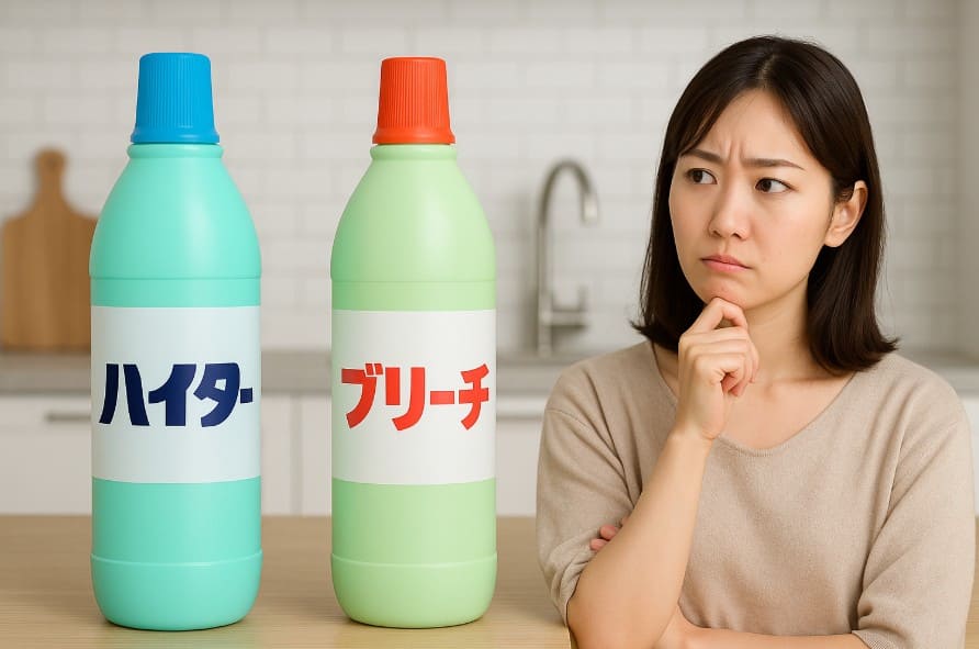 キッチンハイターとキッチンブリーチは一緒?