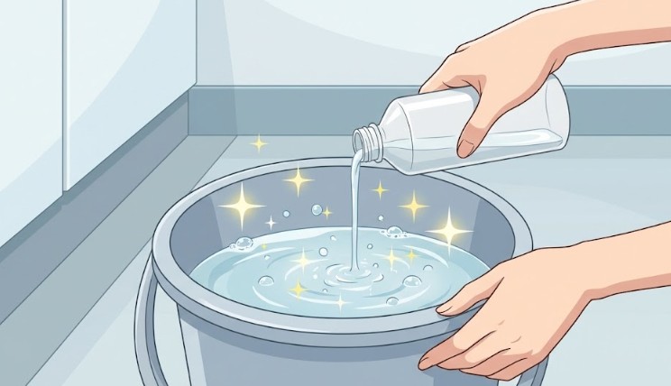 アルカリ電解水を混ぜて洗浄力をアップする技