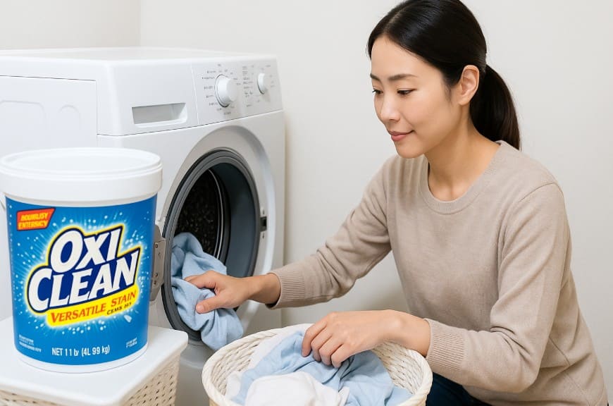 オキシクリーンは洗濯洗剤と一緒に使える?