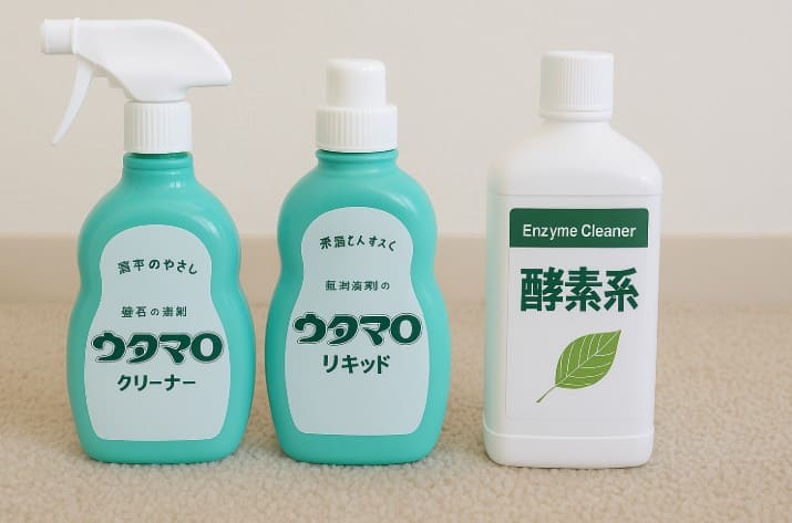 カーペットに付いたうんちの汚れに適した洗剤