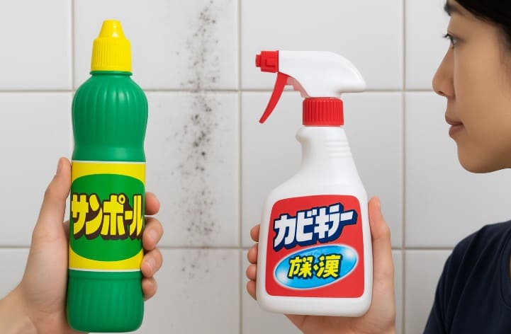 サンポールとカビキラーの違い