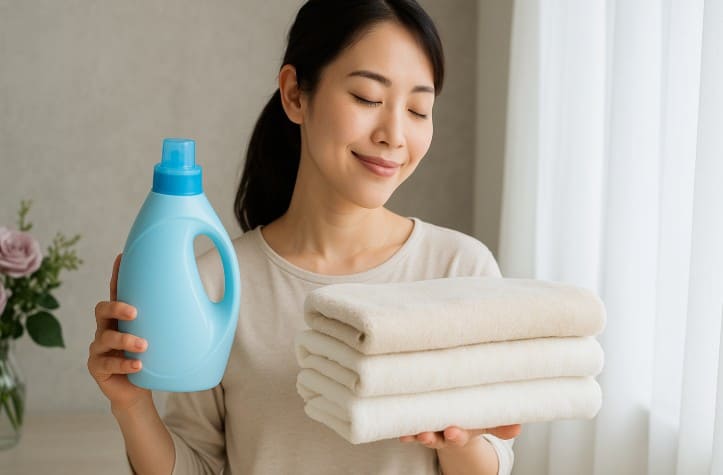 洗剤と柔軟剤で香水のような香りにする方法