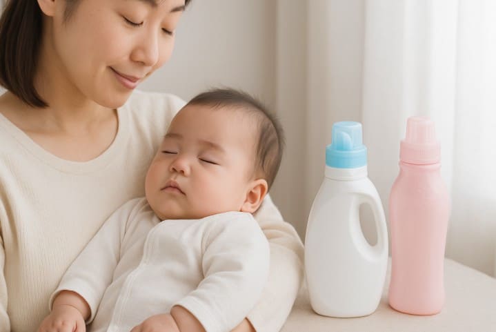 アタックゼロと柔軟剤は赤ちゃんに安全?
