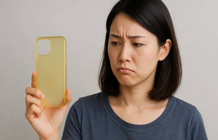 スマホケースの黄ばみが取れない原因とは?