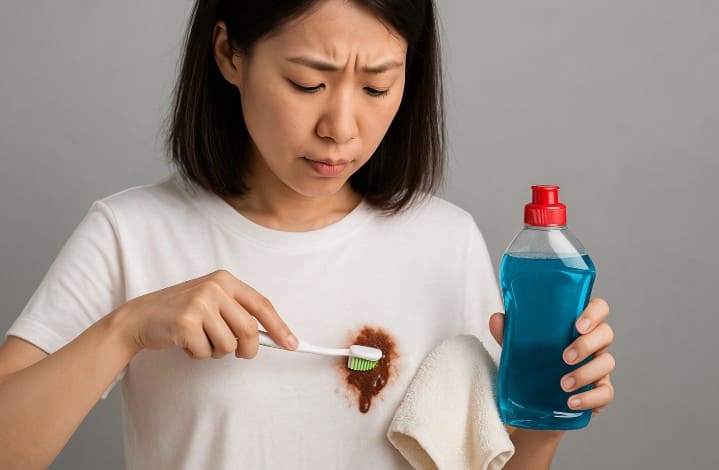 チョコレートのシミは何で落ちる？