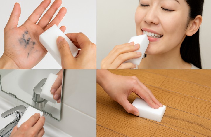 メラミンスポンジを絶対に使ってはいけない場所