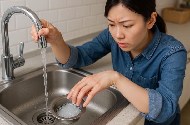 排水溝にポリマーを流した場合の対処法