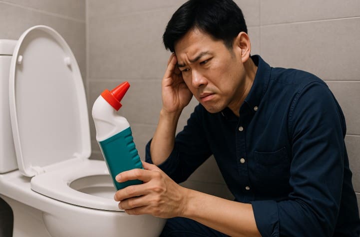 パイプユニッシュをトイレに使用は危険？