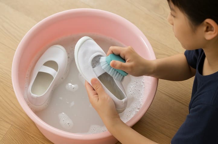 泥クリアは上履きに使える？
