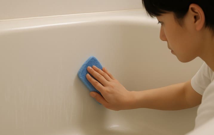 浴槽の湯垢がなかなか落ちない原因
