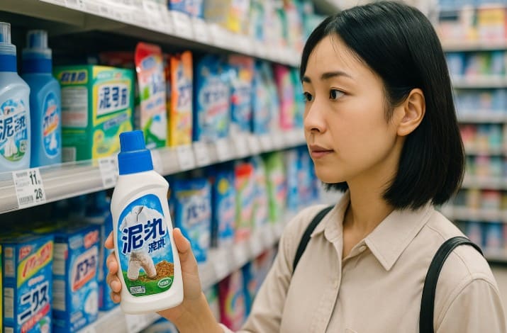 泥汚れ洗剤はドラッグストアに売ってる?