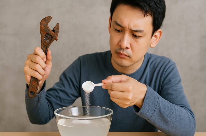クエン酸でサビ取り。なぜ効果的？