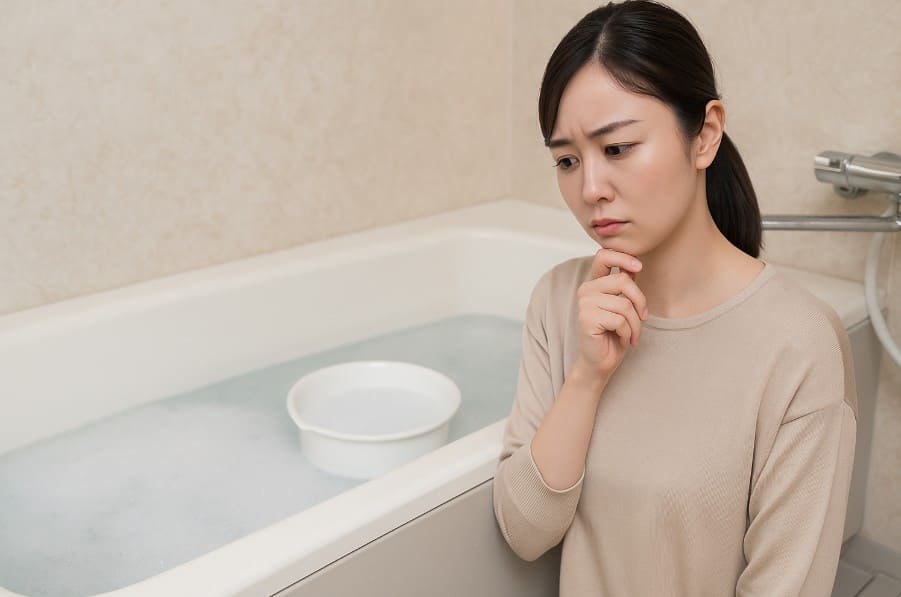 浴槽にオキシ漬けがダメな理由