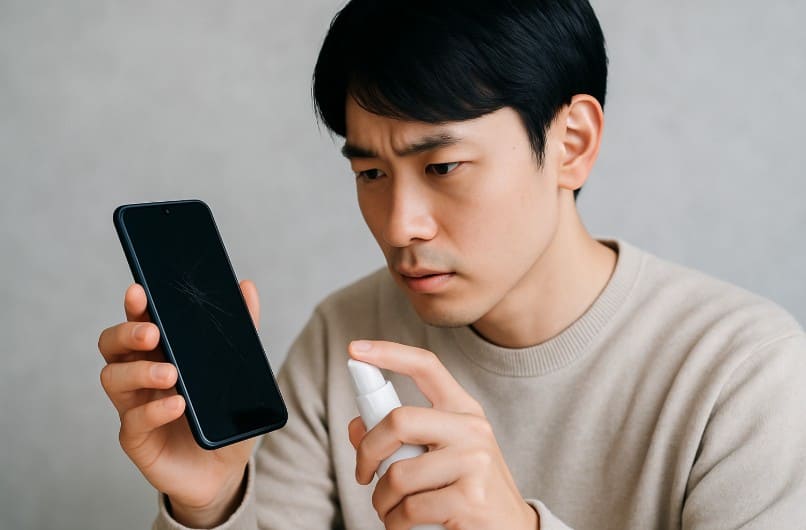 スマホ画面の傷を消す方法