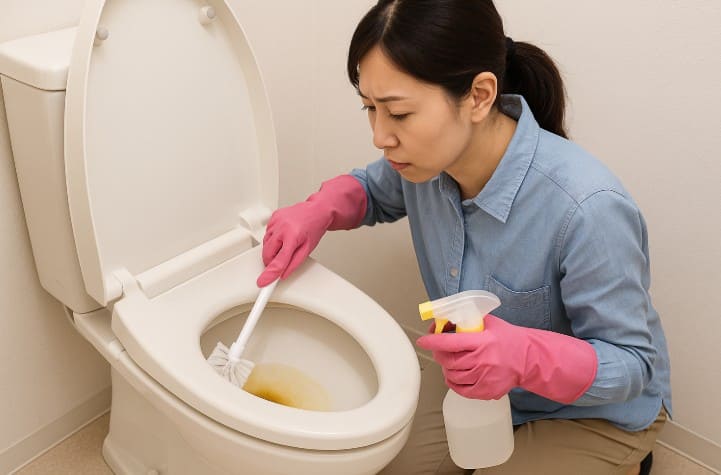 トイレの黄色い汚れが取れない場合の対処方法