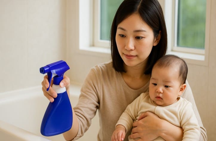 赤ちゃんと共有する時の安全策