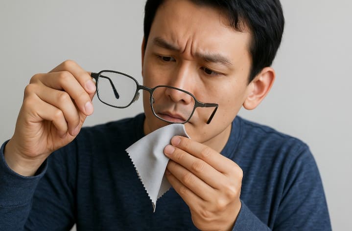 メガネの擦り傷を消す方法とは？