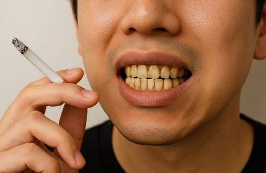歯に付いたタバコのヤニの落とし方