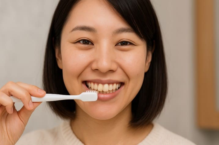 差し歯の黄ばみを取る方法の基本