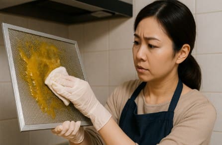 ベタベタした油汚れの落とし方