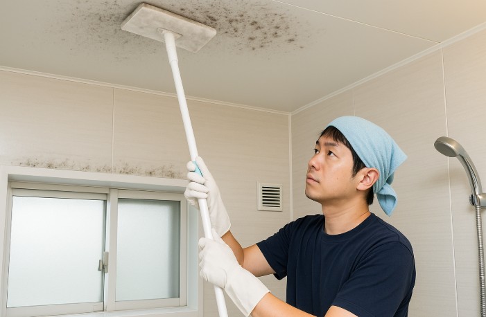 お風呂の天井のカビ取りに家事えもんの掃除術とは？