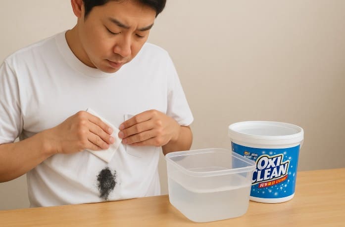 服に付いた機械油汚れの落とし方