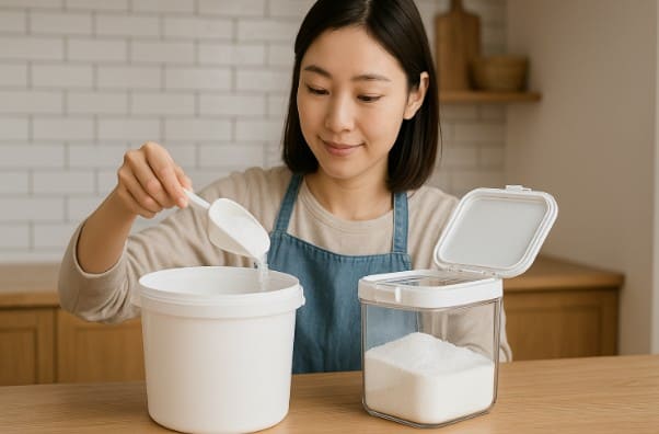 オキシクリーンは別容器に移せる？