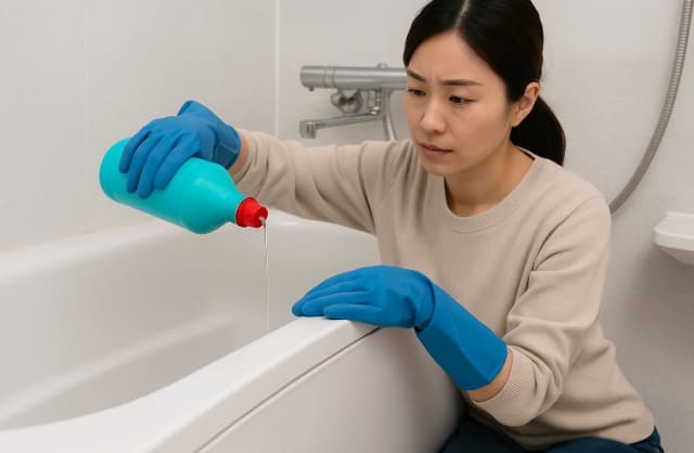 お風呂にハイターを使っても大丈夫？