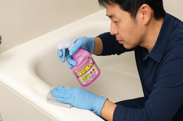 風呂職人で白くなる原因と対策